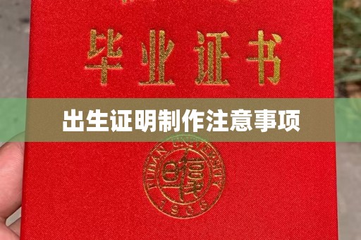 东兴出生证明制作注意事项