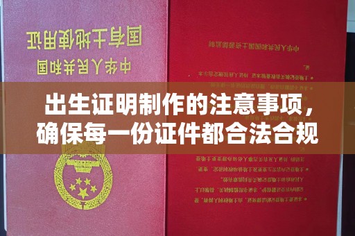 东兴出生证明制作的注意事项，确保每一份证件都合法合规