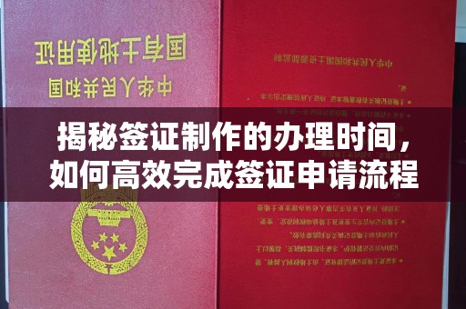 东兴揭秘签证制作的办理时间，如何高效完成签证申请流程