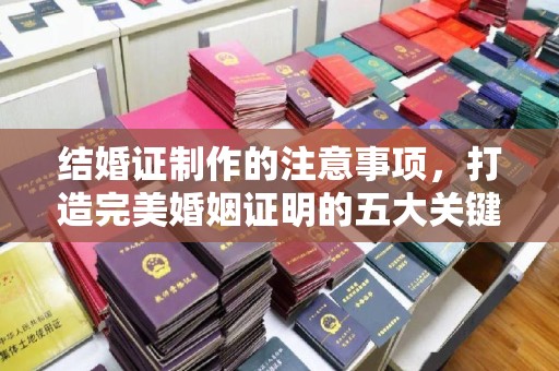 东兴结婚证制作的注意事项，打造完美婚姻证明的五大关键点