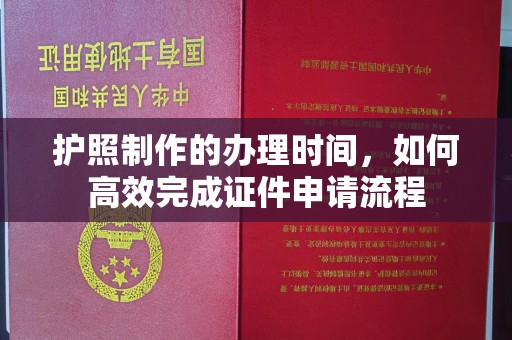 东兴护照制作的办理时间，如何高效完成证件申请流程