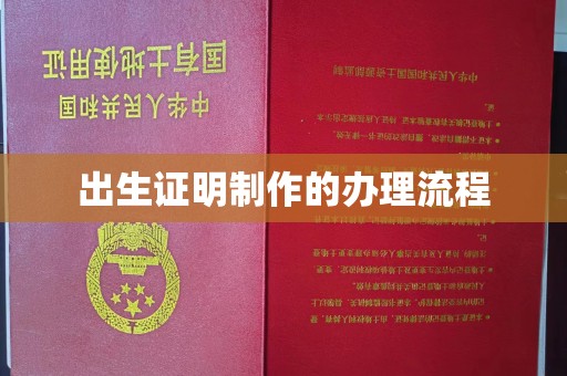 东兴出生证明制作的办理流程