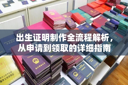 东兴出生证明制作全流程解析，从申请到领取的详细指南