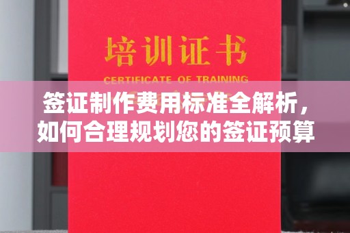 东兴签证制作费用标准全解析，如何合理规划您的签证预算？
